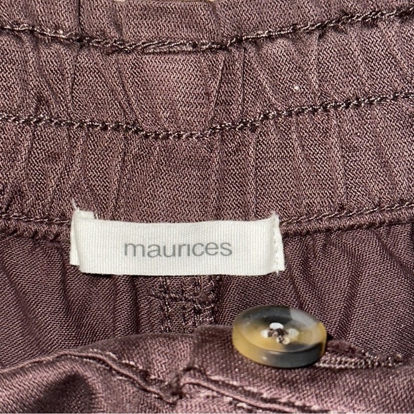Maurices Weekender Women’s Pants Size XS Light Coffee Brown Wide Leg Cropped NWT - Picture 6 of 11